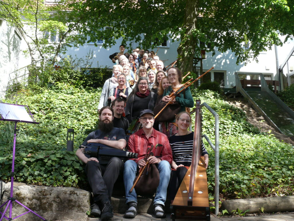 auf der Treppe